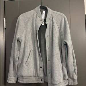 Lululemon Athletica Gray Fleece Jacket